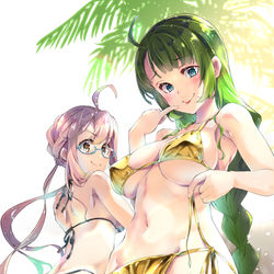 This is a pixiv picture whose title is 金の夕雲と黒の巻雲.