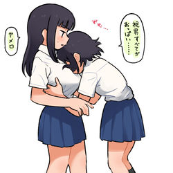 This is a pixiv picture whose title is 視界すべてがおっぱい.