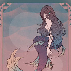 This is a pixiv picture whose title is 歌声.