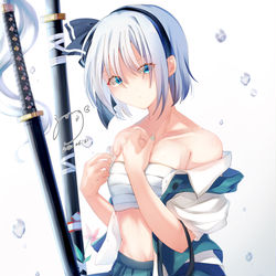 This is a pixiv picture whose title is 清涼感溢れるみょん.