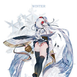 This is a pixiv picture whose title is Snow Miku.