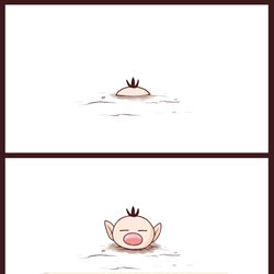 This is a pixiv picture whose title is 土の中にいたのは….