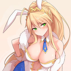 This is a pixiv picture whose title is Bunny Artoria.