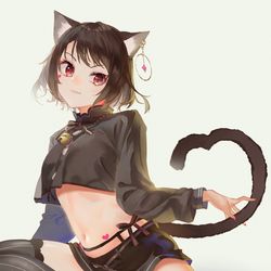 This is a pixiv picture whose title is にゃん.