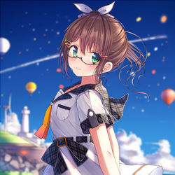 This is a pixiv picture whose title is 初夏.