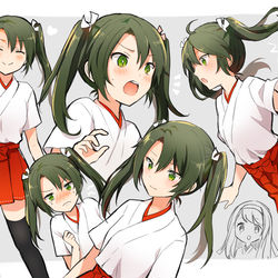 This is a pixiv picture whose title is 瑞鶴練習.