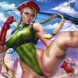 This is a pixiv picture whose title is Cammy - キャミィ.