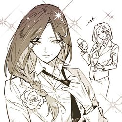 This is a pixiv picture whose title is バーテンダー巴様①.