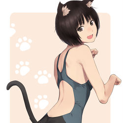 This is a pixiv picture whose title is みゃーのお尻～.