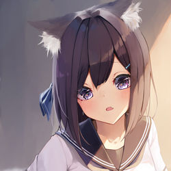 This is a pixiv picture whose title is もふもふ.