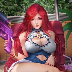 This is a pixiv picture whose title is Miss fortune.