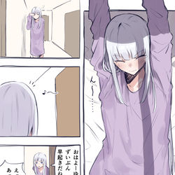 This is a pixiv picture whose title is イタリア人の女の子が居候することになった その4、5、6.