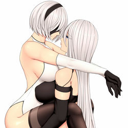 This is a pixiv picture whose title is 2B A2.