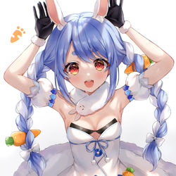 This is a pixiv picture whose title is ぺこーら🥕.