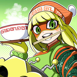 This is a pixiv picture whose title is ミェンミェン参戦記念！.