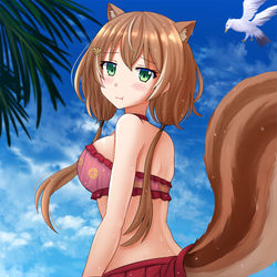 This is a pixiv picture whose title is Risuu~uwu~.