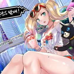 This is a pixiv picture whose title is P5S発売おめでとうございます！.