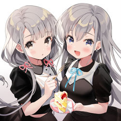 This is a pixiv picture whose title is 久川姉妹.