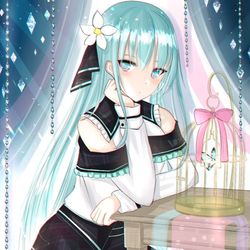This is a pixiv picture whose title is 鳥かごの中には蝶しかいないの.