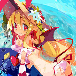 This is a pixiv picture whose title is 水着フロンちゃん.