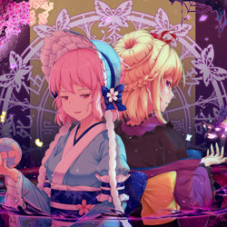 This is a pixiv picture whose title is 永遠の妖蝶.