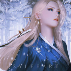 This is a pixiv picture whose title is Commission - Oriental Elsa.