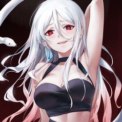 This is a pixiv picture whose title is 白蛇.