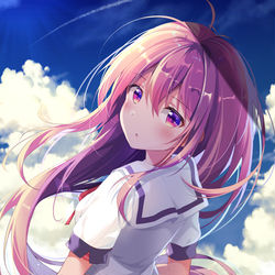 This is a pixiv picture whose title is イリヤの空、UFOの夏.