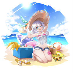 This is a pixiv picture whose title is 夏.