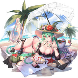 This is a pixiv picture whose title is 泳装.
