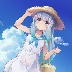 This is a pixiv picture whose title is 沙霧.