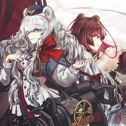 This is a pixiv picture whose title is 早露&凛冬.