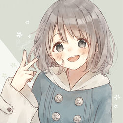 This is a pixiv picture whose title is 笑顔が咲く.