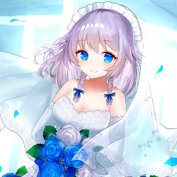 This is a pixiv picture whose title is ウエディング咲夜さん.