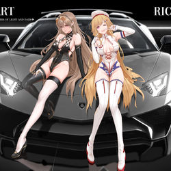 This is a pixiv picture whose title is Race Queen : JBR.