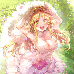 This is a pixiv picture whose title is 花嫁こころちゃん.