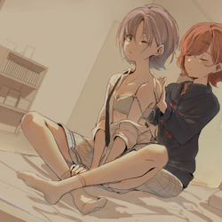This is a pixiv picture whose title is 冷た…….