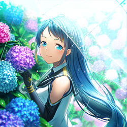 This is a pixiv picture whose title is 五月雨ちゃん.