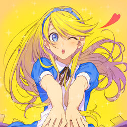 This is a pixiv picture whose title is ハートをぶち抜くゾ？.