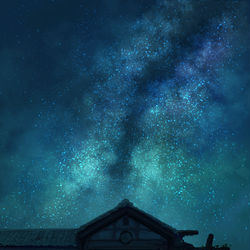 This is a pixiv picture whose title is 「廃校に残された思い出」.