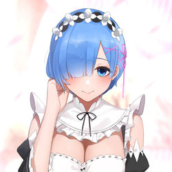 This is a pixiv picture whose title is レム.