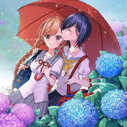 This is a pixiv picture whose title is ふいうち.