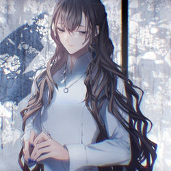 This is a pixiv picture whose title is 冷たい湿度.