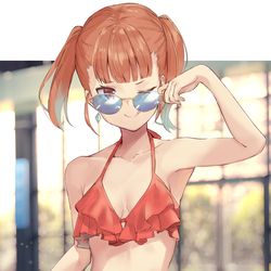 This is a pixiv picture whose title is 🕶👙✨.