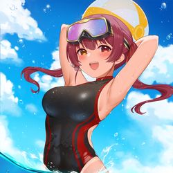 This is a pixiv picture whose title is 宝鐘マリン.