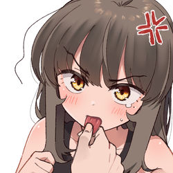 This is a pixiv picture whose title is 혀누리.
