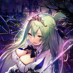 This is a pixiv picture whose title is 【お仕事】オーロラ姫【グリムエコーズ】.