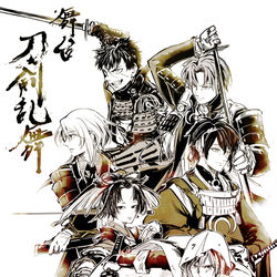 This is a pixiv picture whose title is 刀剣乱舞お絵描き②.