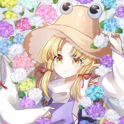 This is a pixiv picture whose title is 紫陽花.