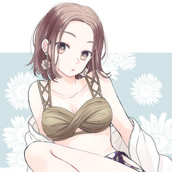 This is a pixiv picture whose title is ビーチウェア.